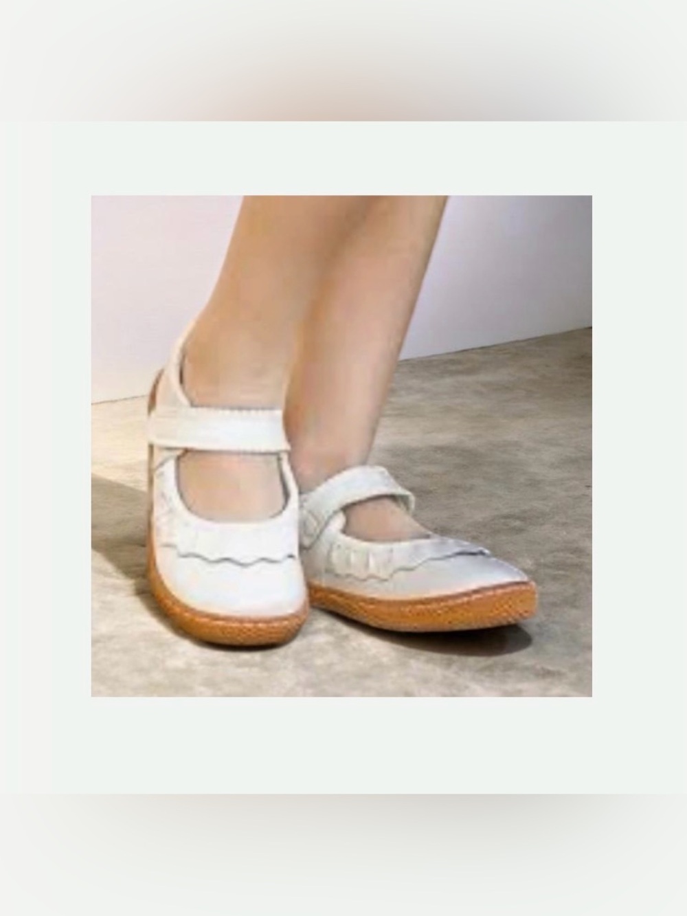 LIVIE & LUCA RUCHE Pearl cream mary Jane dress shoes girl’s size 13